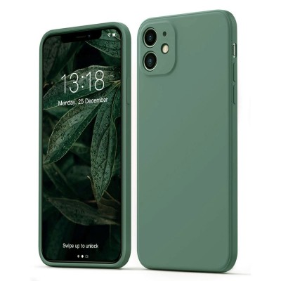 Силиконов кейс bSmart Silicone Soft Cover, За Samsung Galaxy S21 FE 5G (G990B), Тъмнозелен