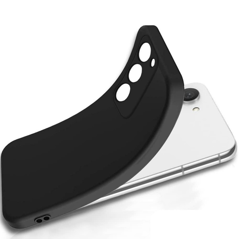 Силиконов кейс bSmart Silicone Soft Cover, За Samsung Galaxy S23 FE (S711B), Черен