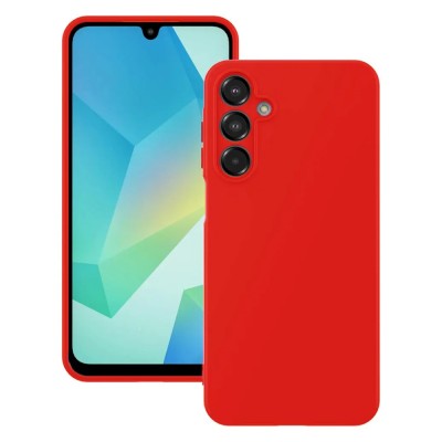 Силиконов кейс bSmart Silicone Soft Cover, За Samsung Galaxy S24 FE, Червен