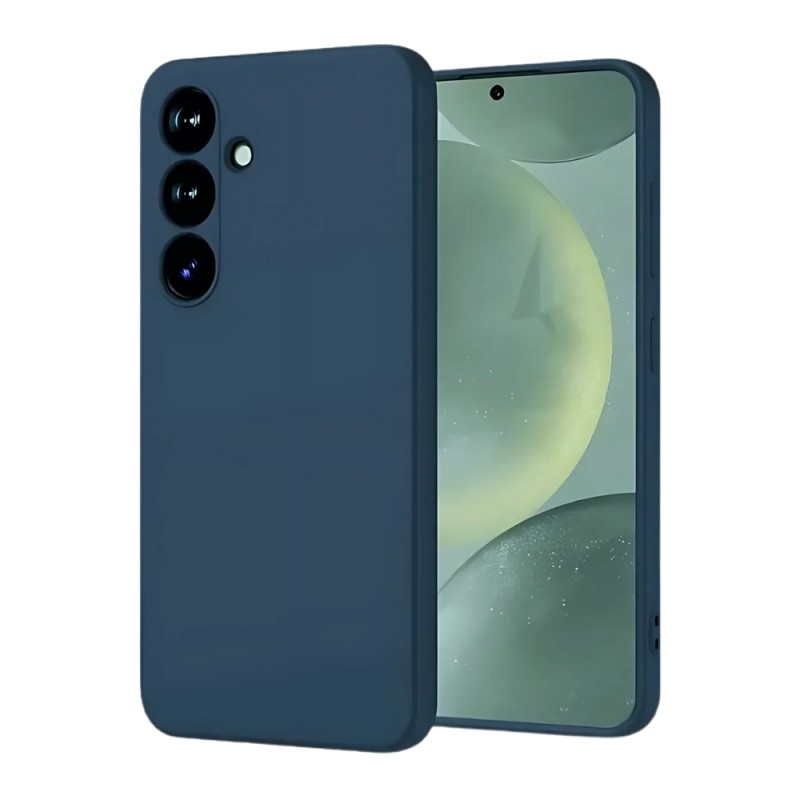 Силиконов кейс bSmart Silicone Soft Cover, За Samsung Galaxy S24 FE, Тъмносин