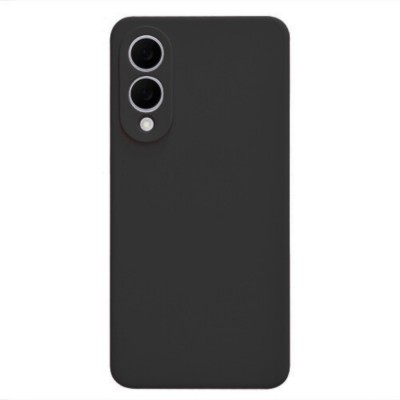 Силиконов кейс bSmart Silicone Soft Cover, За Samsung Galaxy S25 Edge, Черен