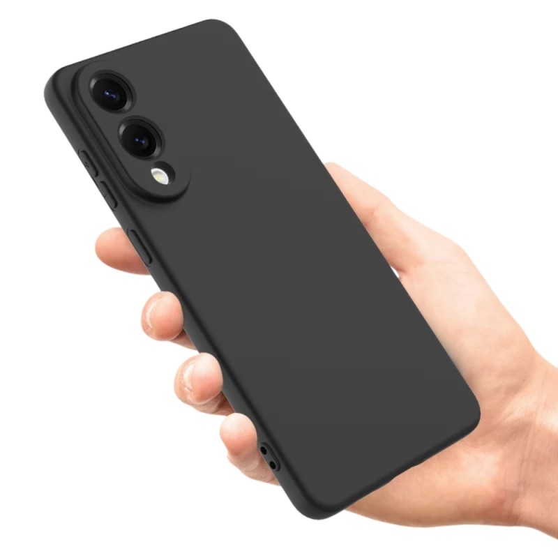 Силиконов кейс bSmart Silicone Soft Cover, За Samsung Galaxy S25 Edge, Черен