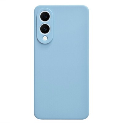 Силиконов кейс bSmart Silicone Soft Cover, За Samsung Galaxy S25 Edge, Светлосин