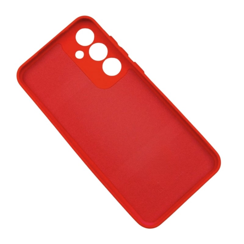 Силиконов кейс bSmart Silicone Soft Cover, За Samsung Galaxy S25 FE, Червен
