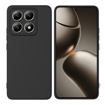Силиконов кейс bSmart Silicone Soft Cover, За Xiaomi 14T, Черен