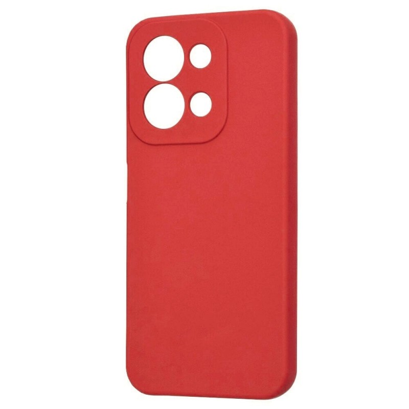Силиконов кейс bSmart Silicone Soft Cover, За Xiaomi Redmi 15C, Червен