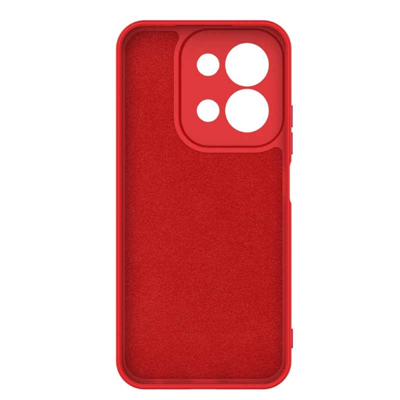 Силиконов кейс bSmart Silicone Soft Cover, За Xiaomi Redmi 15C, Червен