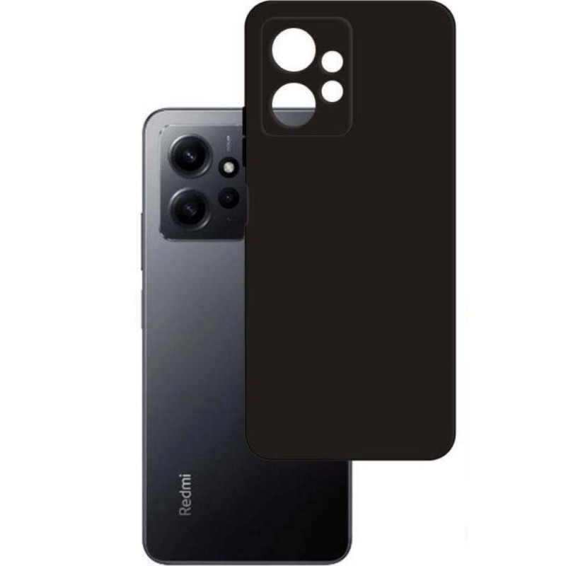 Силиконов кейс bSmart Silicone Soft Cover, За Xiaomi Redmi Note 12S, Черен