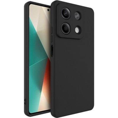 Силиконов кейс bSmart Silicone Soft Cover, За Xiaomi Redmi Note 13 5G, Черен