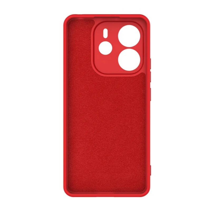 Силиконов кейс bSmart Silicone Soft Cover, За Xiaomi Redmi Note 15 5G / 4G, Червен