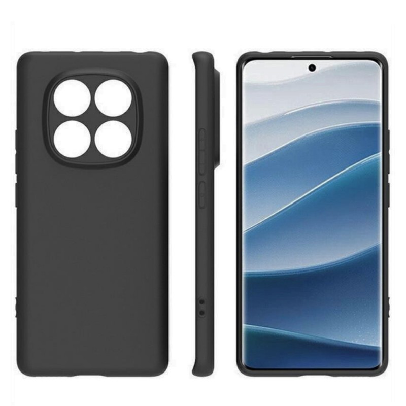Силиконов кейс bSmart Silicone Soft Cover, За Xiaomi Redmi Note 15 5G, Черен
