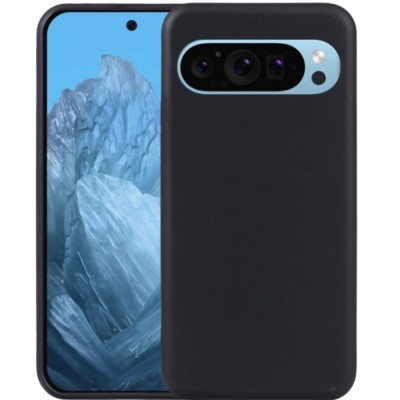 Силиконов кейс iPaky матиран, За Google Pixel 9/Pixel 9 Pro, Черен