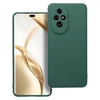 Силиконов кейс iPaky матиран, За Honor 200, Тъмнозелен