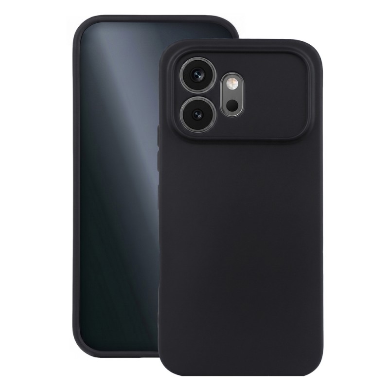 Силиконов кейс iPaky матиран, За Honor 600 Pro, Черен