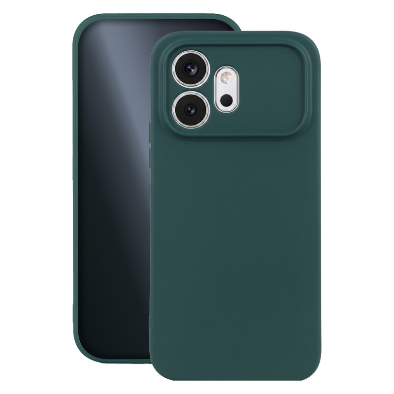 Силиконов кейс iPaky матиран, За Honor 600, Тъмнозелен