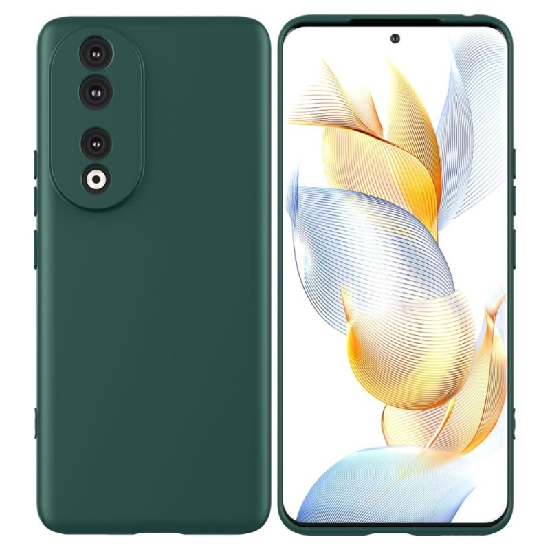 Силиконов кейс iPaky матиран, За Honor 90, Тъмнозелен