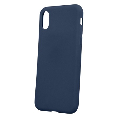 Силиконов кейс iPaky матиран, За iPhone 12/12 Pro (6.1), Тъмносин