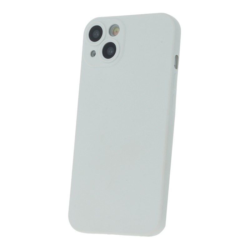 Силиконов кейс iPaky матиран, За iPhone 13 Pro Max (6.7), Бял