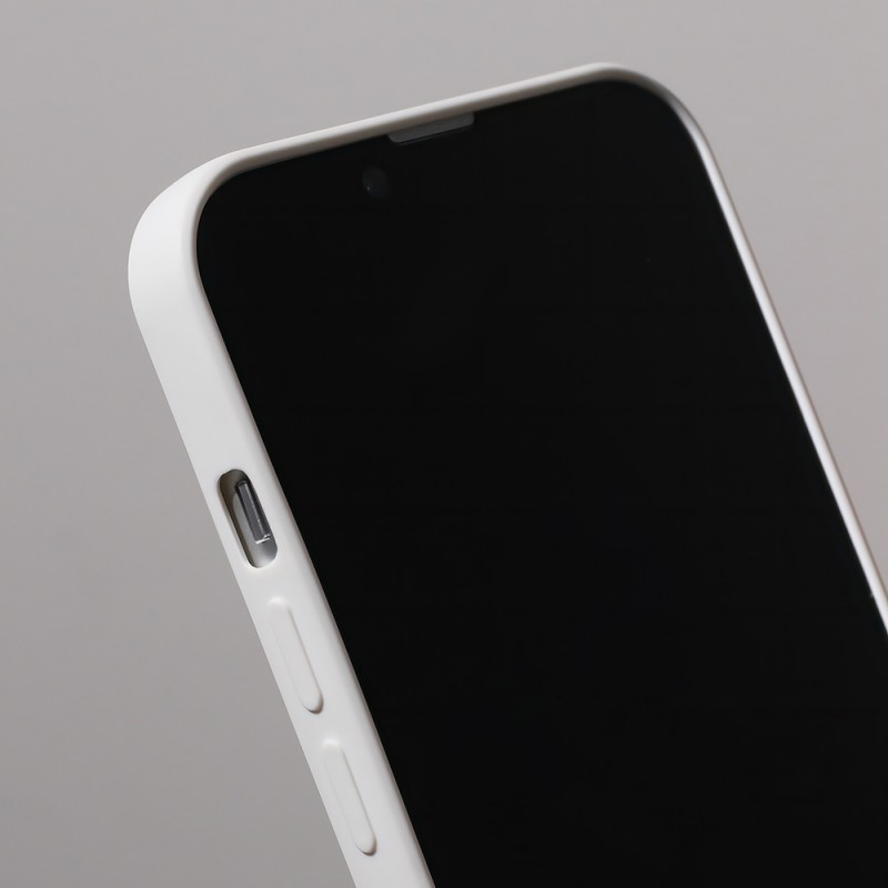 Силиконов кейс iPaky матиран, За iPhone 13 Pro Max (6.7), Бял