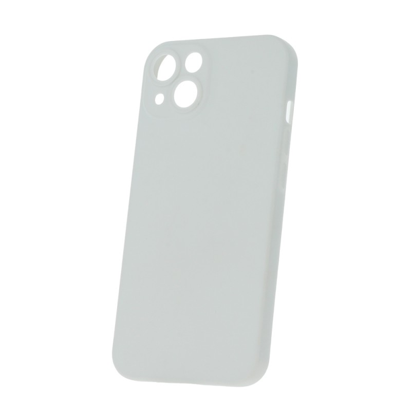 Силиконов кейс iPaky матиран, За iPhone 13 Pro Max (6.7), Бял