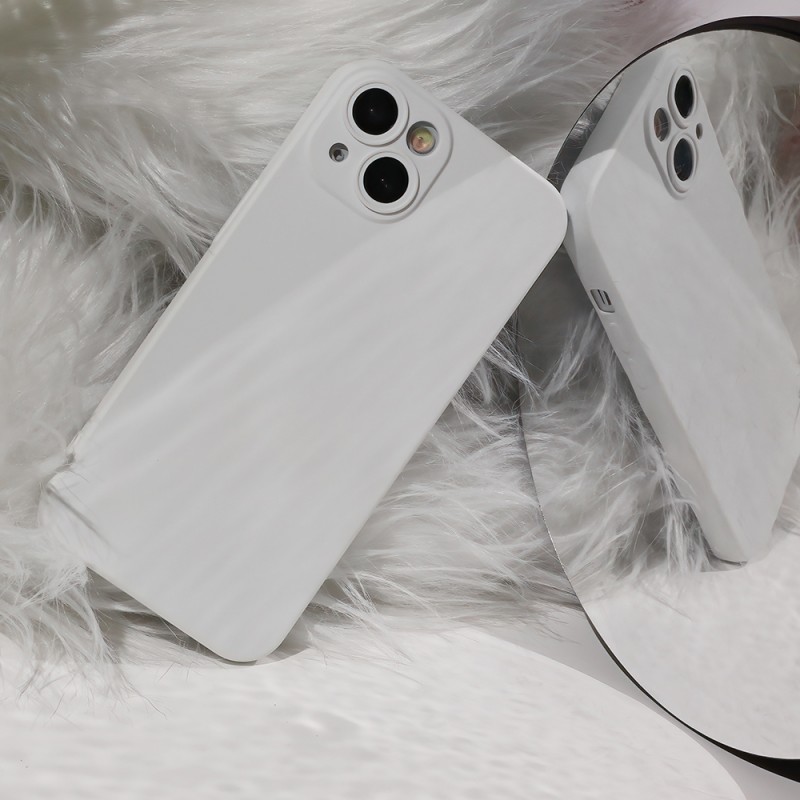 Силиконов кейс iPaky матиран, За iPhone 13 Pro Max (6.7), Бял