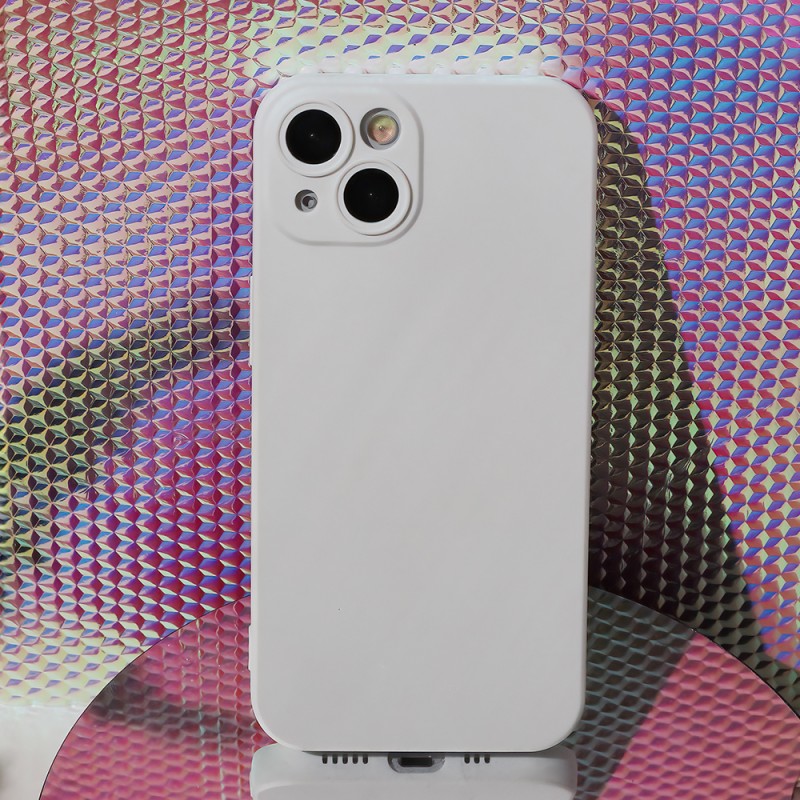 Силиконов кейс iPaky матиран, За iPhone 13 Pro Max (6.7), Бял