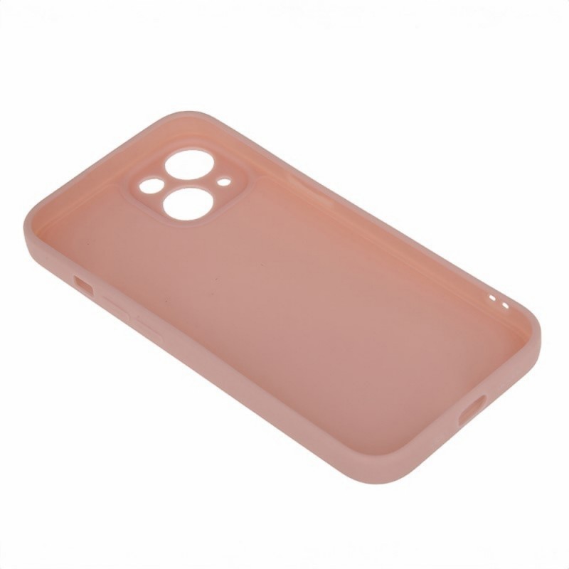 Силиконов кейс iPaky матиран, За iPhone 15 (6.1), Бледорозов