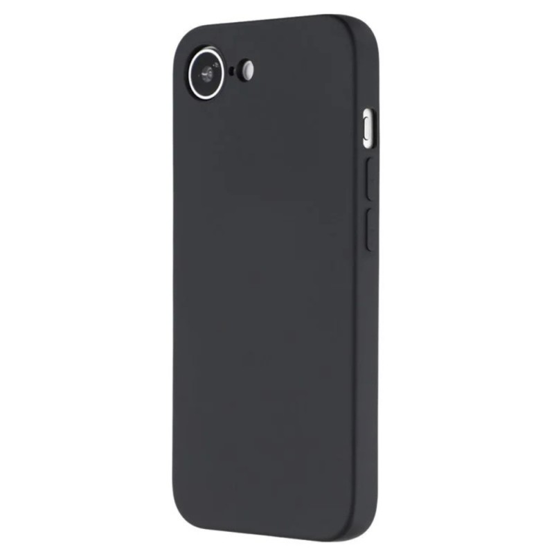 Силиконов кейс iPaky матиран, За iPhone 16e, Черен