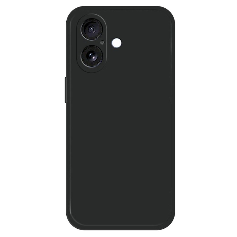 Силиконов кейс iPaky матиран, За iPhone 17 (6.3), Черен