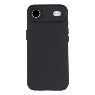 Силиконов кейс iPaky матиран, За iPhone 17 Air (6.9), Черен