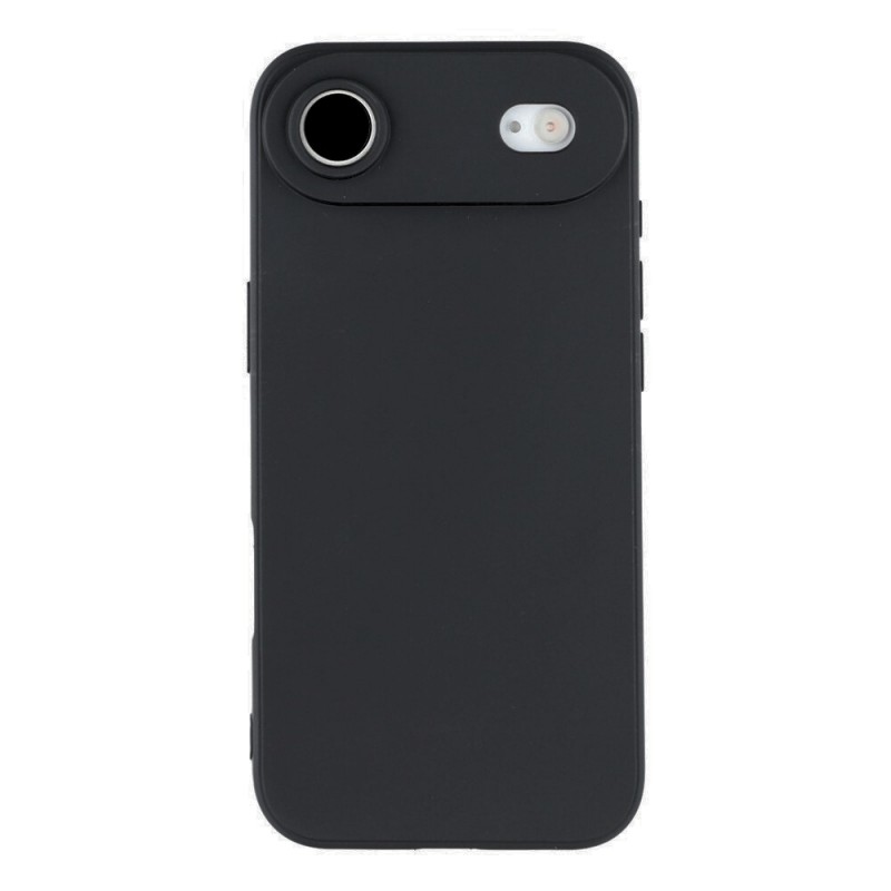 Силиконов кейс iPaky матиран, За iPhone 17 Air (6.9), Черен