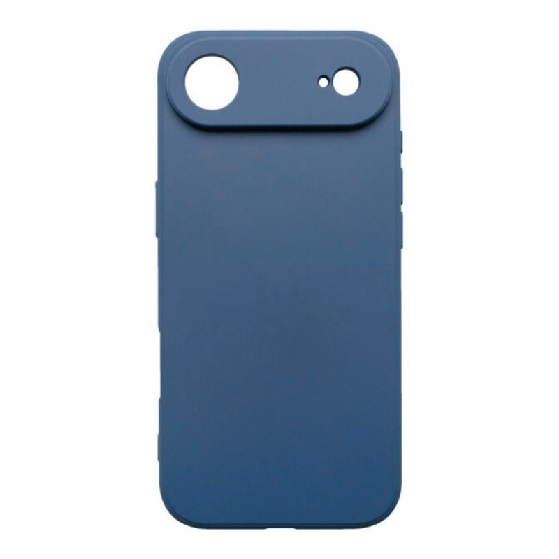 Силиконов кейс iPaky матиран, За iPhone 17 Air (6.9), Тъмносин