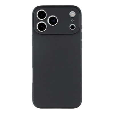 Силиконов кейс iPaky матиран, За iPhone 17 Pro (6.3), Черен