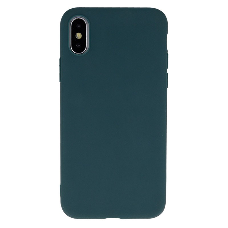 Силиконов кейс iPaky матиран, За iPhone 7/8/SE 2020/2022, Тъмнозелен