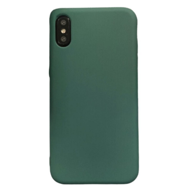 Силиконов кейс iPaky матиран, За iPhone X/XS, Тъмнозелен