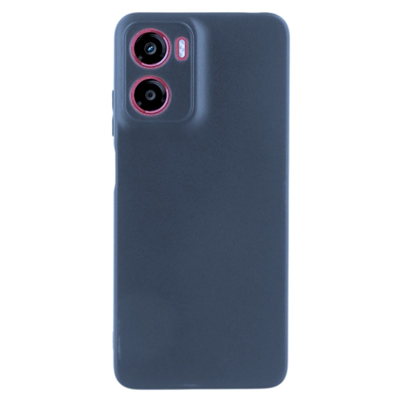 Силиконов кейс iPaky матиран, За Motorola Moto G05/E15, Тъмносин