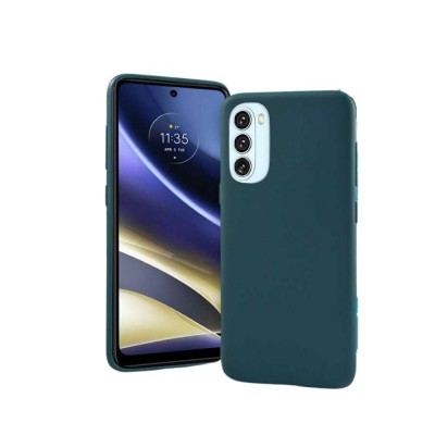 Силиконов кейс iPaky матиран, За Motorola Moto G13/G23, Тъмнозелен