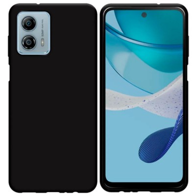 Силиконов кейс iPaky матиран, За Motorola Moto G53, Черен