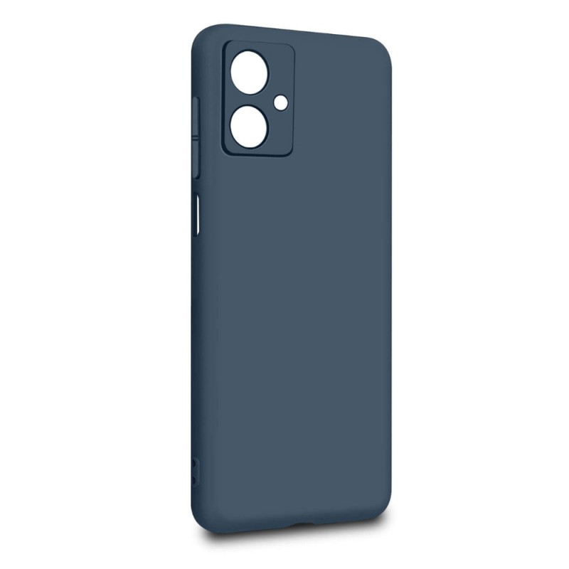 Силиконов кейс iPaky матиран, За Motorola Moto G54, Тъмносин
