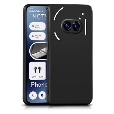 Силиконов кейс iPaky матиран, За Nothing Phone (2a), Черен