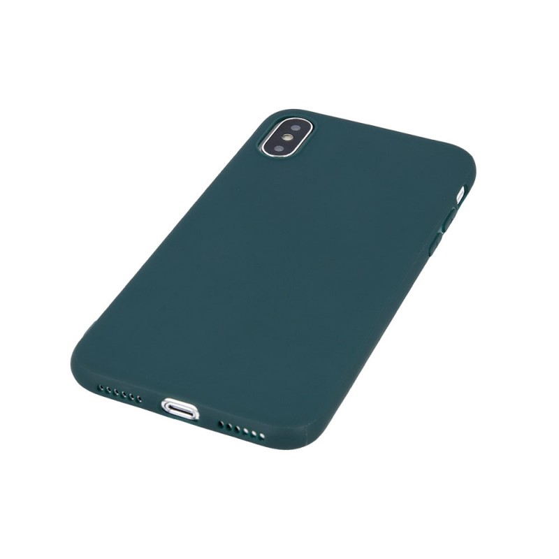 Силиконов кейс iPaky матиран, За Samsung Galaxy A54 5G (A546B), Тъмнозелен