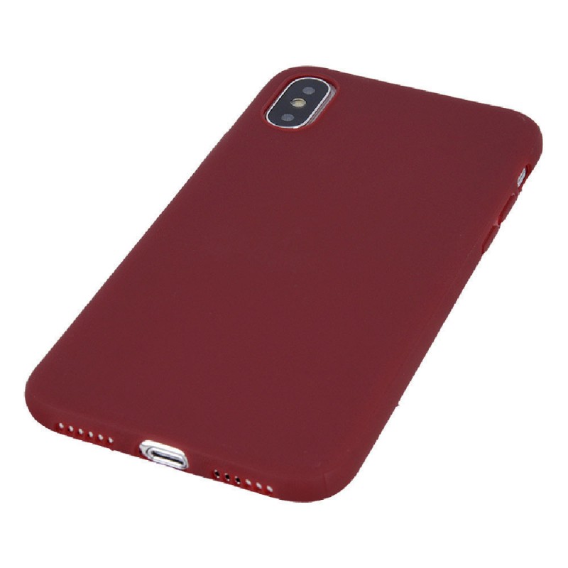 Силиконов кейс iPaky матиран, За Samsung Galaxy S21 FE 5G (G990B), Бордо