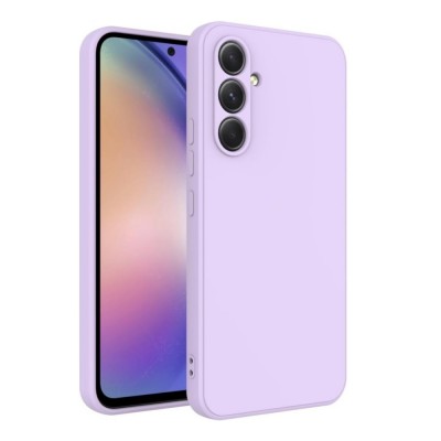 Силиконов кейс iPaky матиран, За Samsung Galaxy A15 4G/5G (A155F/A156B), Лилав