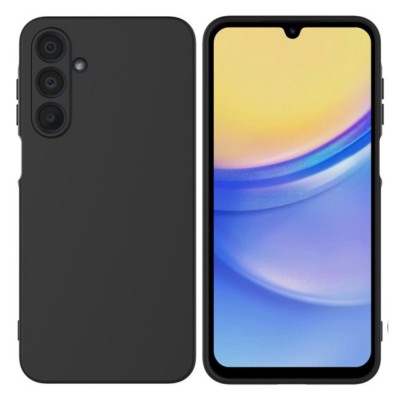 Силиконов кейс iPaky матиран, За Samsung Galaxy A16, Черен