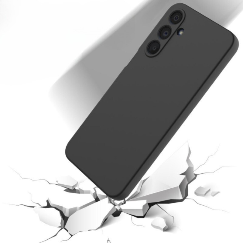 Силиконов кейс iPaky матиран, За Samsung Galaxy A16, Черен