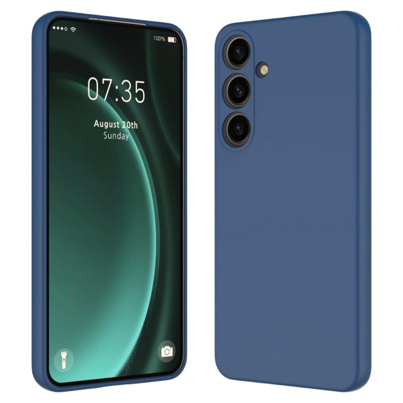 Силиконов кейс iPaky матиран, За Samsung Galaxy A16, Тъмносин