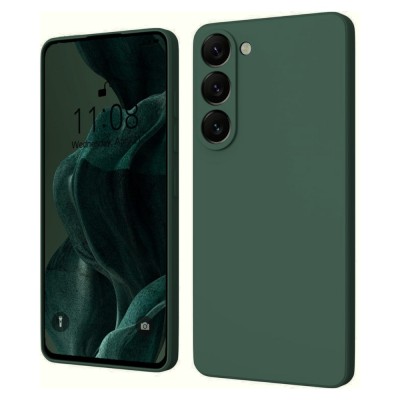 Силиконов кейс iPaky матиран, За Samsung Galaxy A16, Тъмнозелен