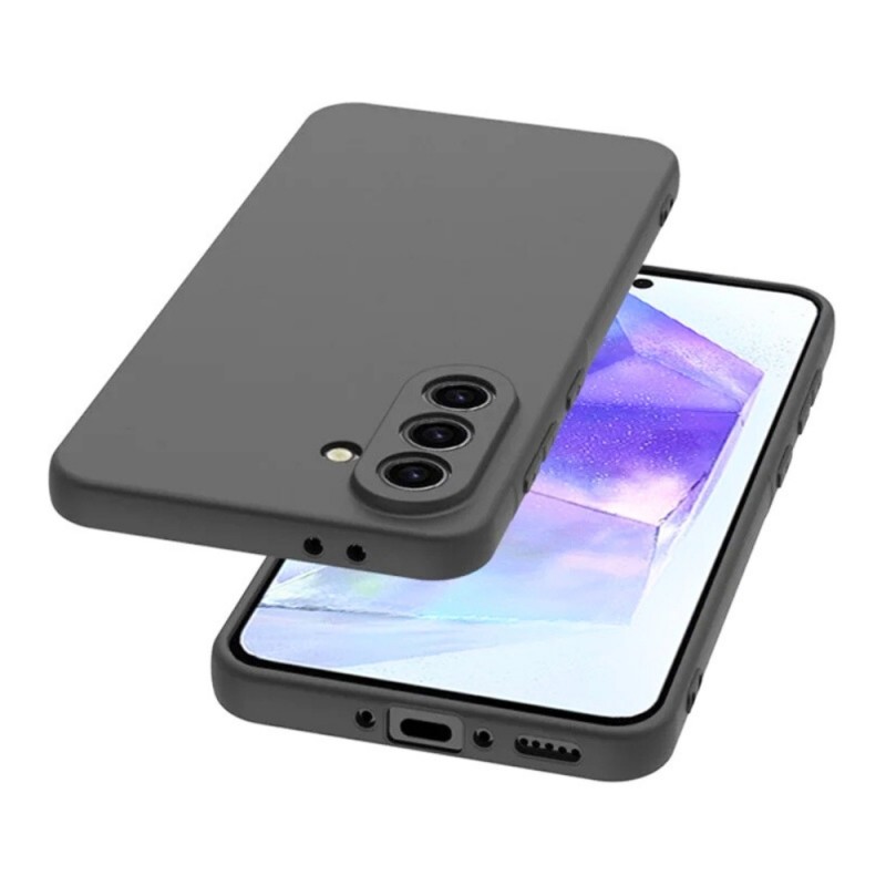 Силиконов кейс iPaky матиран, За Samsung Galaxy A26, Черен