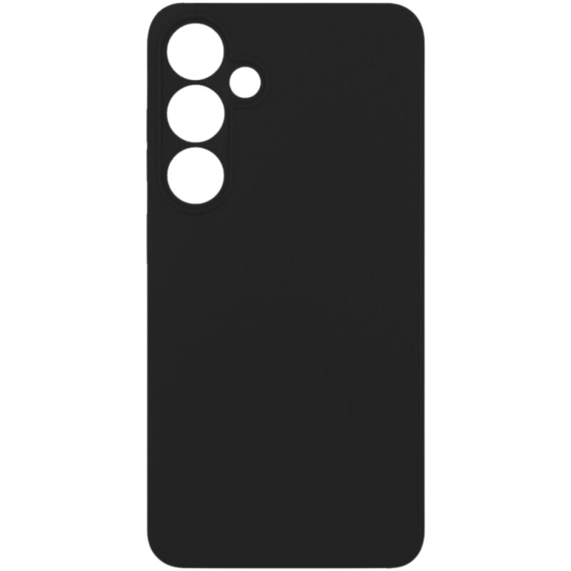 Силиконов кейс iPaky матиран, За Samsung Galaxy A35, Черен