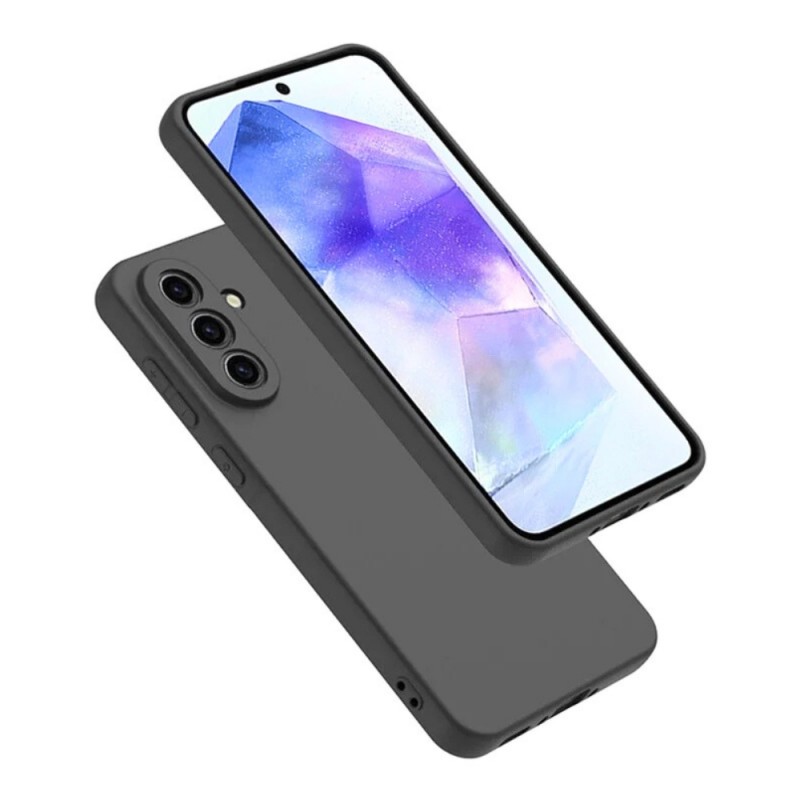 Силиконов кейс iPaky матиран, За Samsung Galaxy A36, Черен